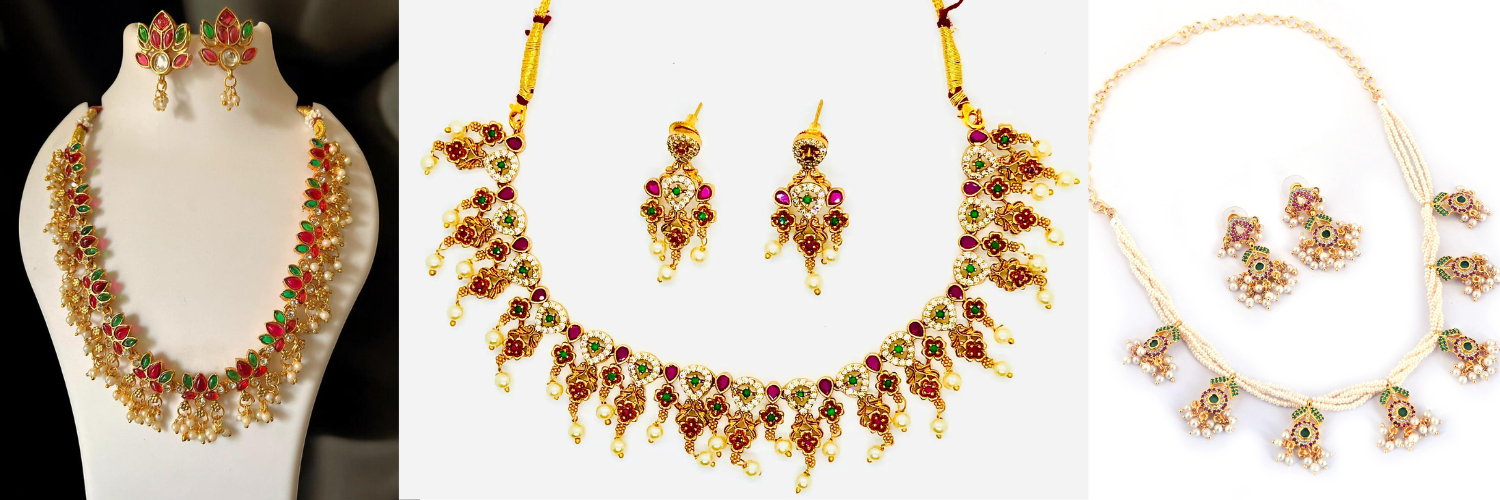5 Chic Ways to Style Jadau Pearl Sets with Modern Outfits