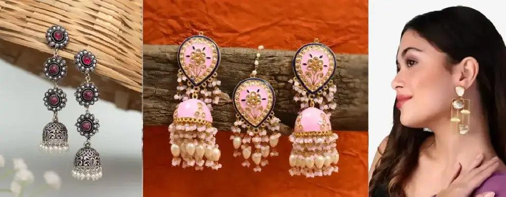 Long Earrings for Women | Stylish Statement Pieces