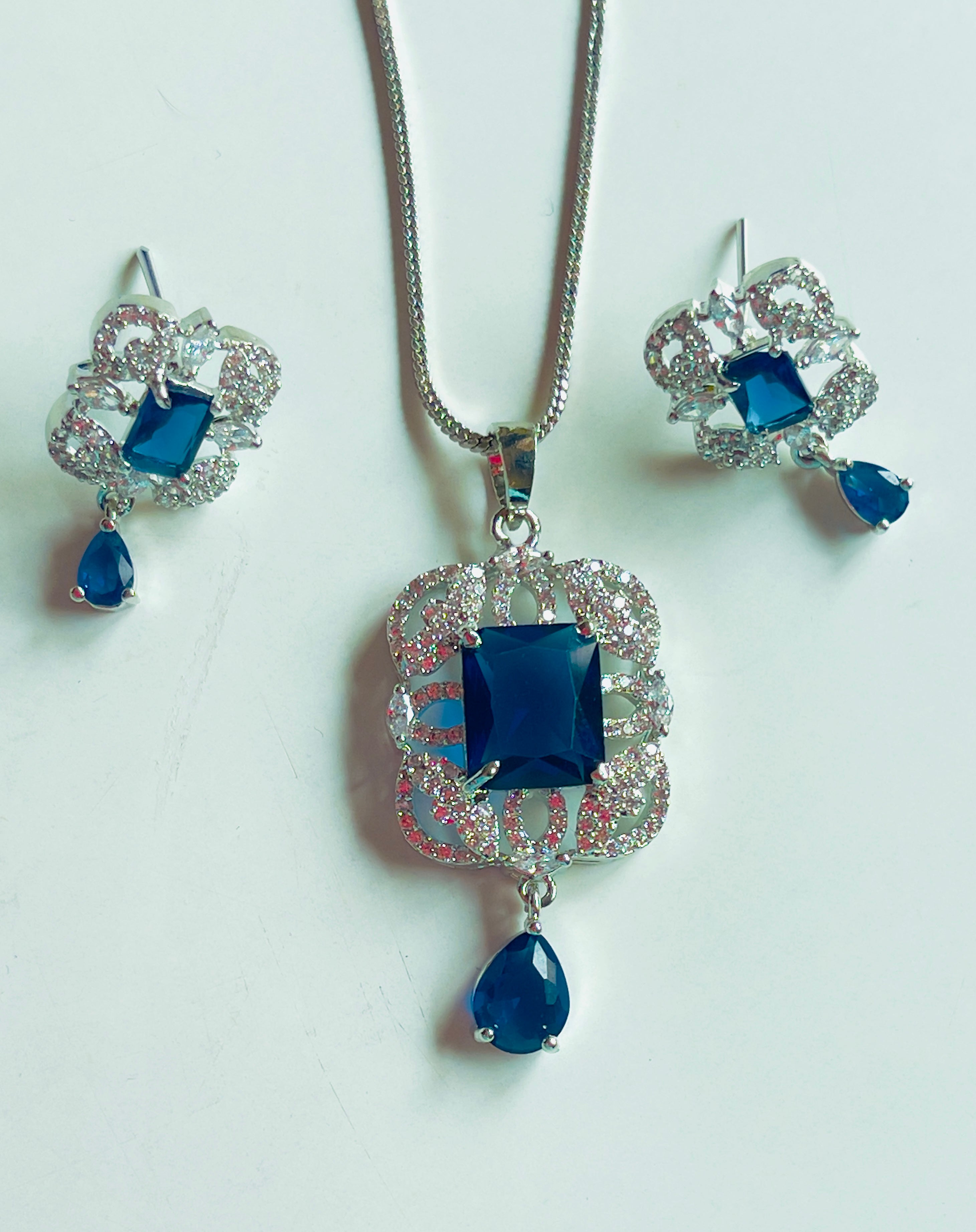 Midnight Whisper - front view, handcrafted jewelry by Maisha Jewels