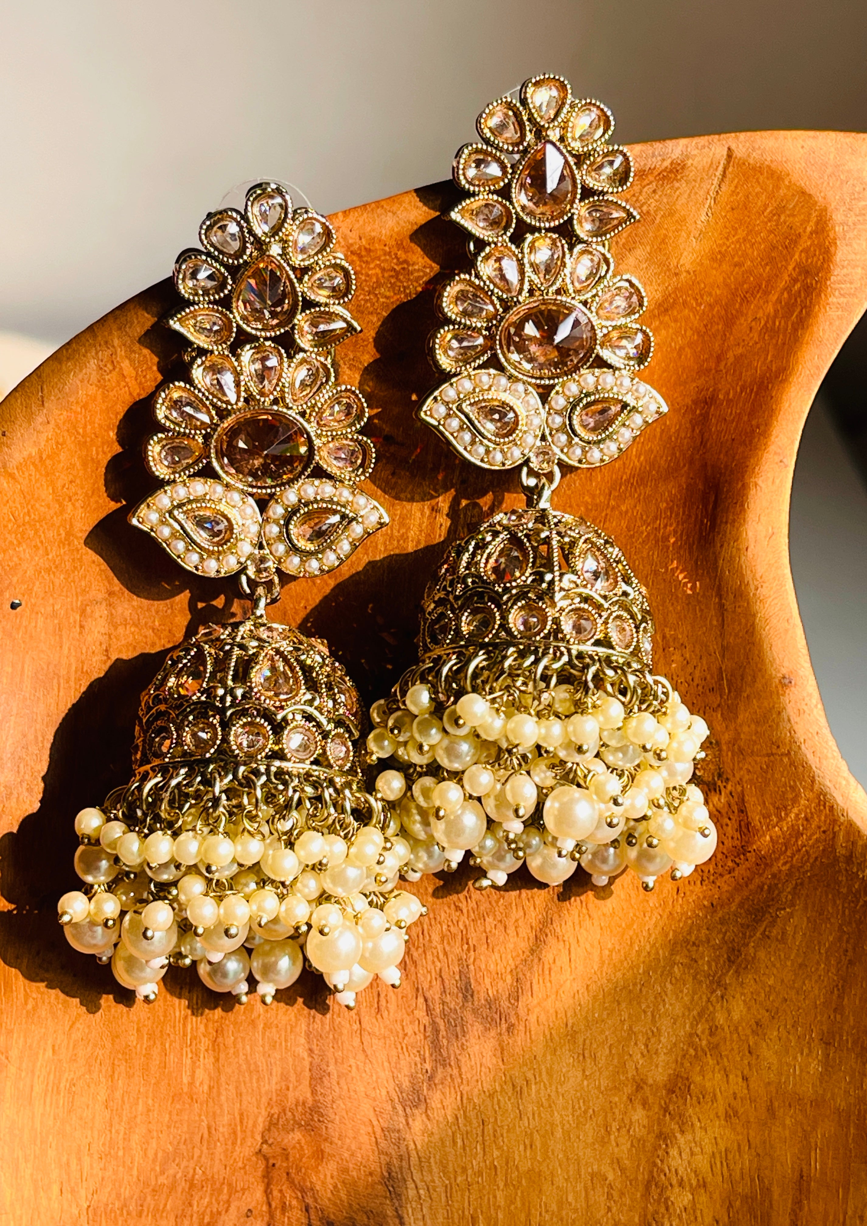 Moti Bahar Jhumke - styled look
