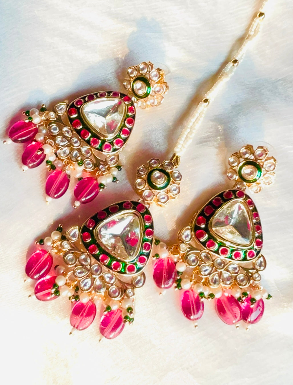Gulabi Noor - complete set with matching pieces
