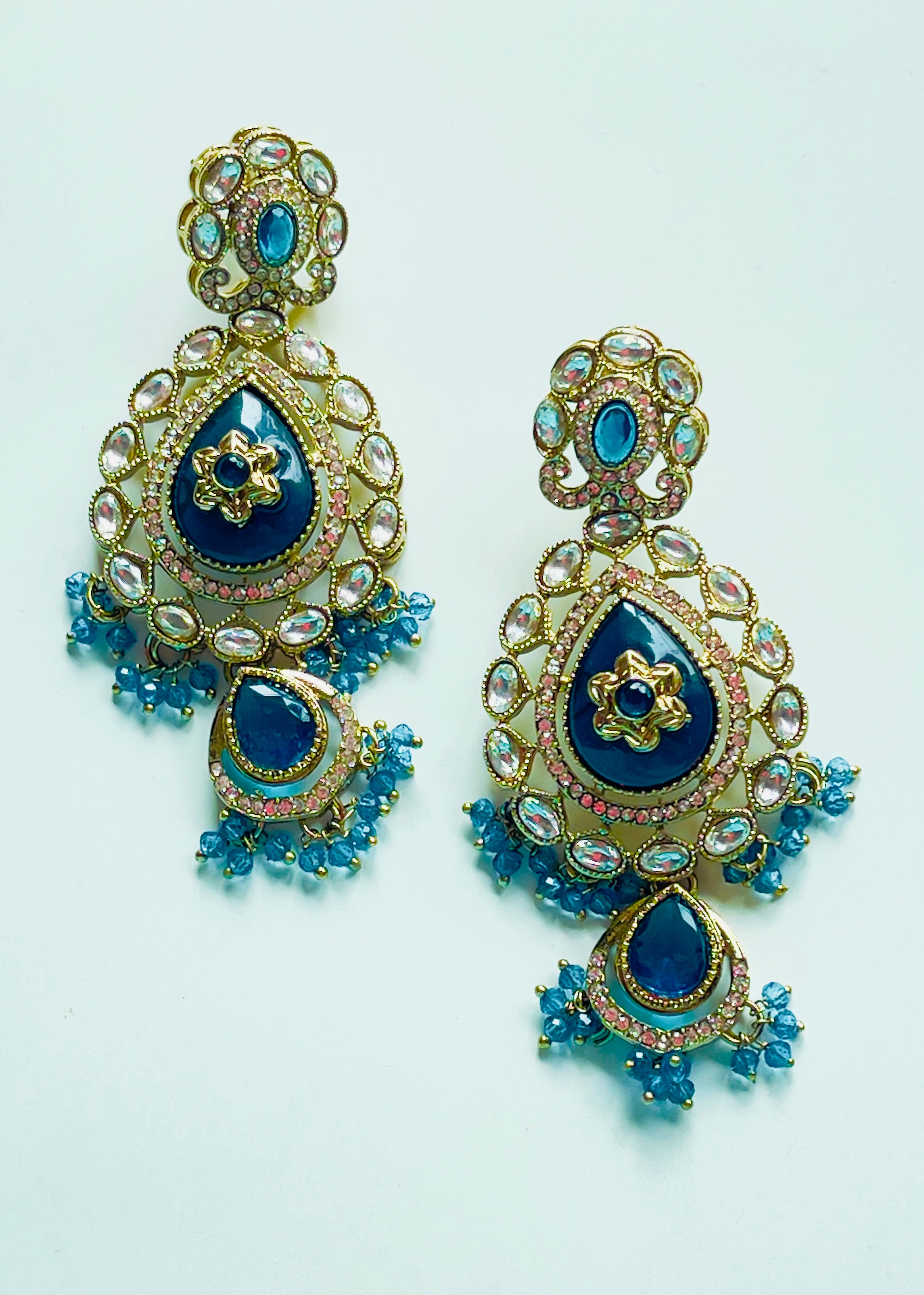 Neele Polki Earrings - complete set with matching pieces